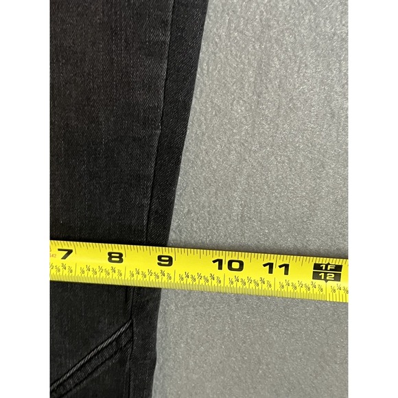 PTCL ETHIKAL BRAND Women's Black Studded Flare Jeans Size 31 Stretch Denim - Picture 9 of 12